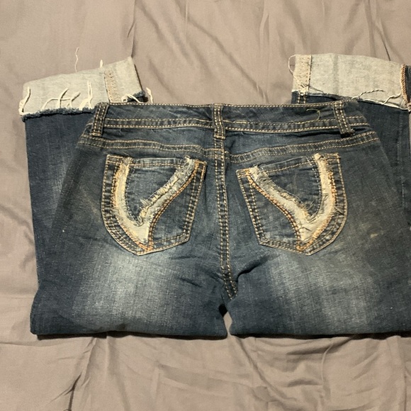 Rue 21 Distressed Jeans size 11/12 c boyfriend style Preloved in EUC - Picture 5 of 8